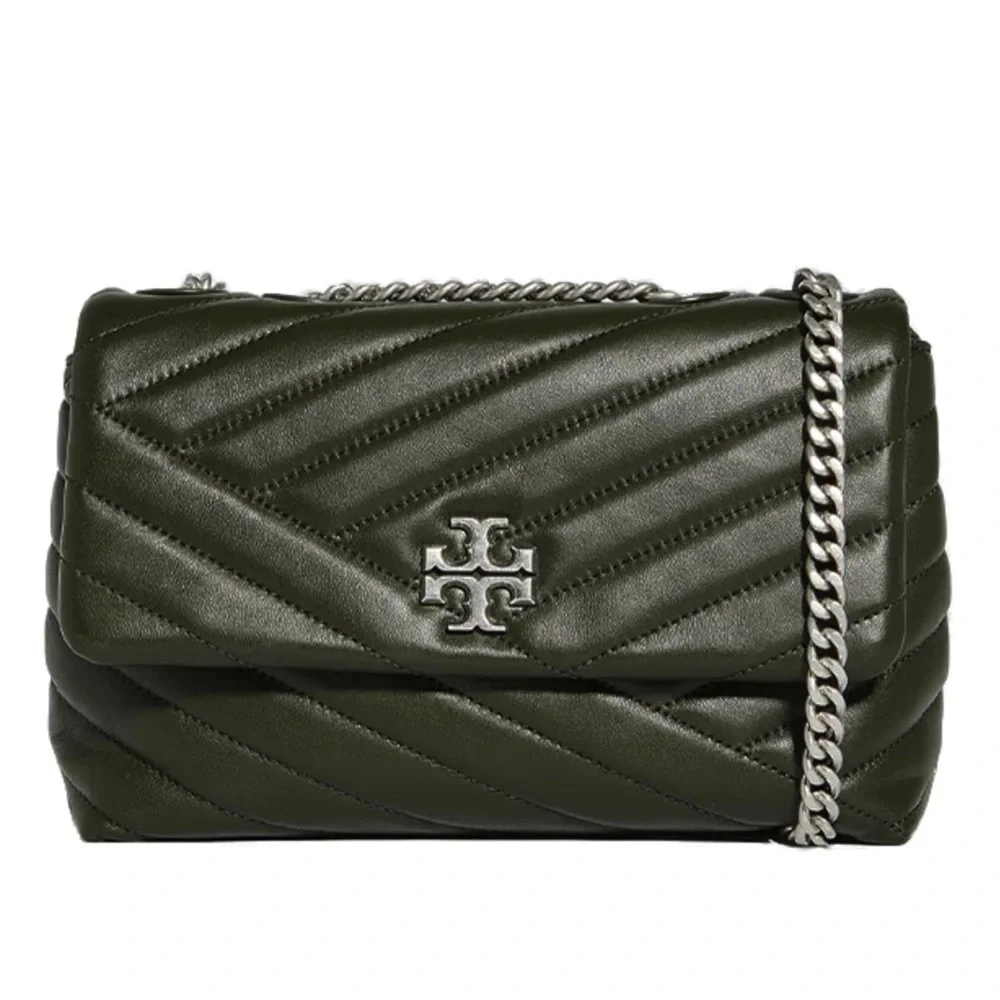 Tory Burch Kira Chevron Poblano Bag - Picture 1 of 9